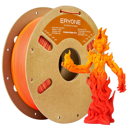3D Printer Filament PLA Gradient Matte Filament 250G - Premium 3D Print Colors