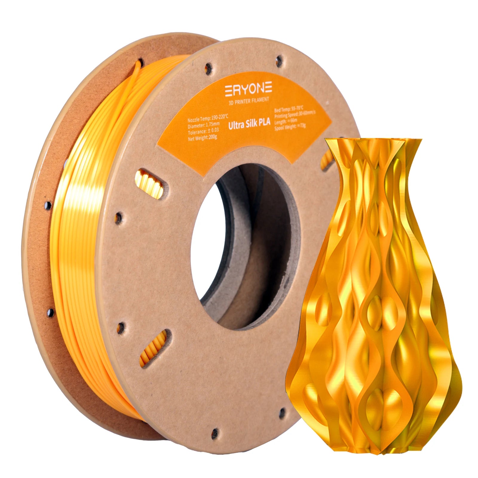 Ultra SILK PLA Filament 1.75mm - 200G for 3D Printer & Pen