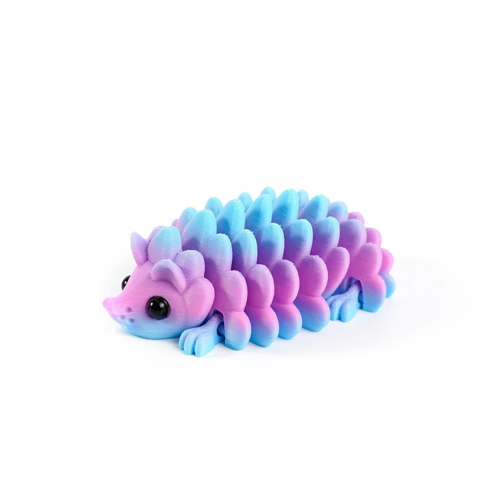 3D Printing Hedgehog Statue Movable Hedgehog Ornaments Kitchen Home Decoration Office Animal Desk Toy Articulated Figurine