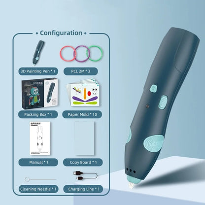 3D Pen: 3D Printing Pen for Kids - Safe Low-Temp Doodler Art Kit