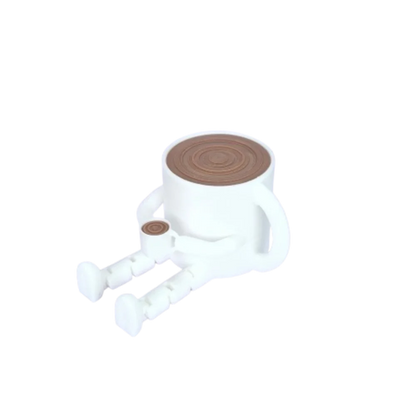 3D Printing Coffee Bean Ornaments Mocha pot Funny Coffee cup Ornament Multi Functional Sculpture Home Decorations Office