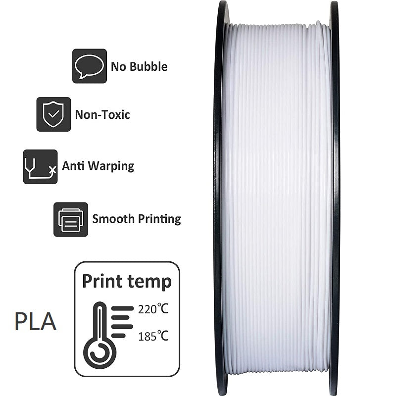 GEEETECH PETG PLA Filament 1kg 1.75mm White Black Colorful
