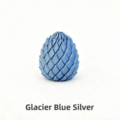 3D Printing Dragon Egg Stress Relief Model, Deformable Twist Egg,Creative Stress-Relief Gadget Desk Ornament Rotation Model Toy