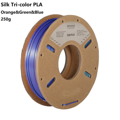 3D Printer Filament: Dual-Color Matte Silk PLA Filament 1.75mm - Fast Shipping