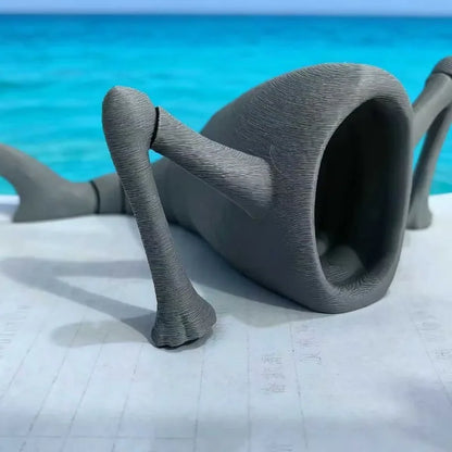 1pc 3D Printing Sea Eater Bloop Gran Maja Action Figure Model Toy Doll Christmas Gift Joint-movable Deep Sea Monster Figurines