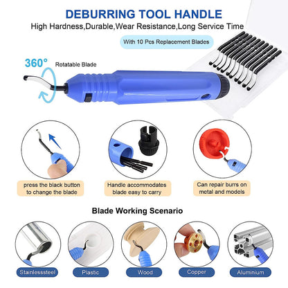 Pliers Deburring Tool Kit: Precision Engraving & Carving Blades