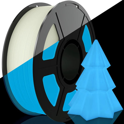 3D Printer Filament: Glow in the Dark 3D Printer Filament - 1.75mm PLA, 200g Spool