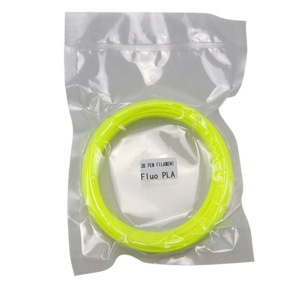 PLA Filament: PLA 1.75mm Filament 10m - 3D Printer Pen, Black & Rainbow