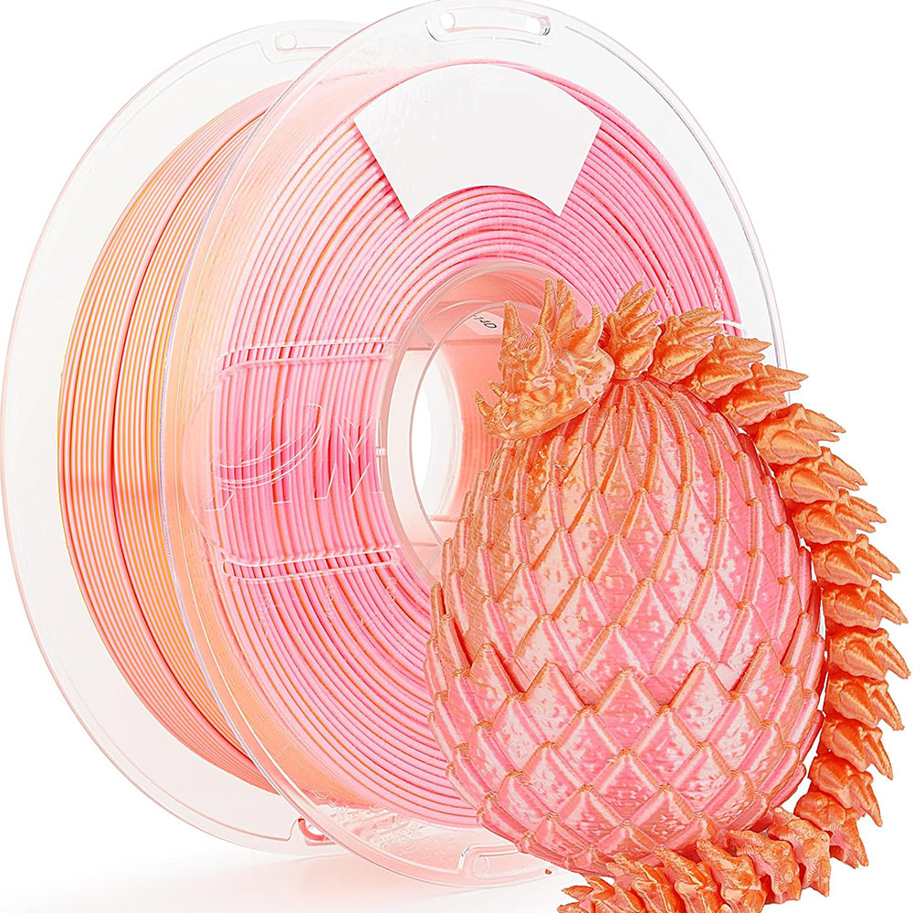 3D Printer PLA Filament 1.75mm - Dual Silk Gold Powder