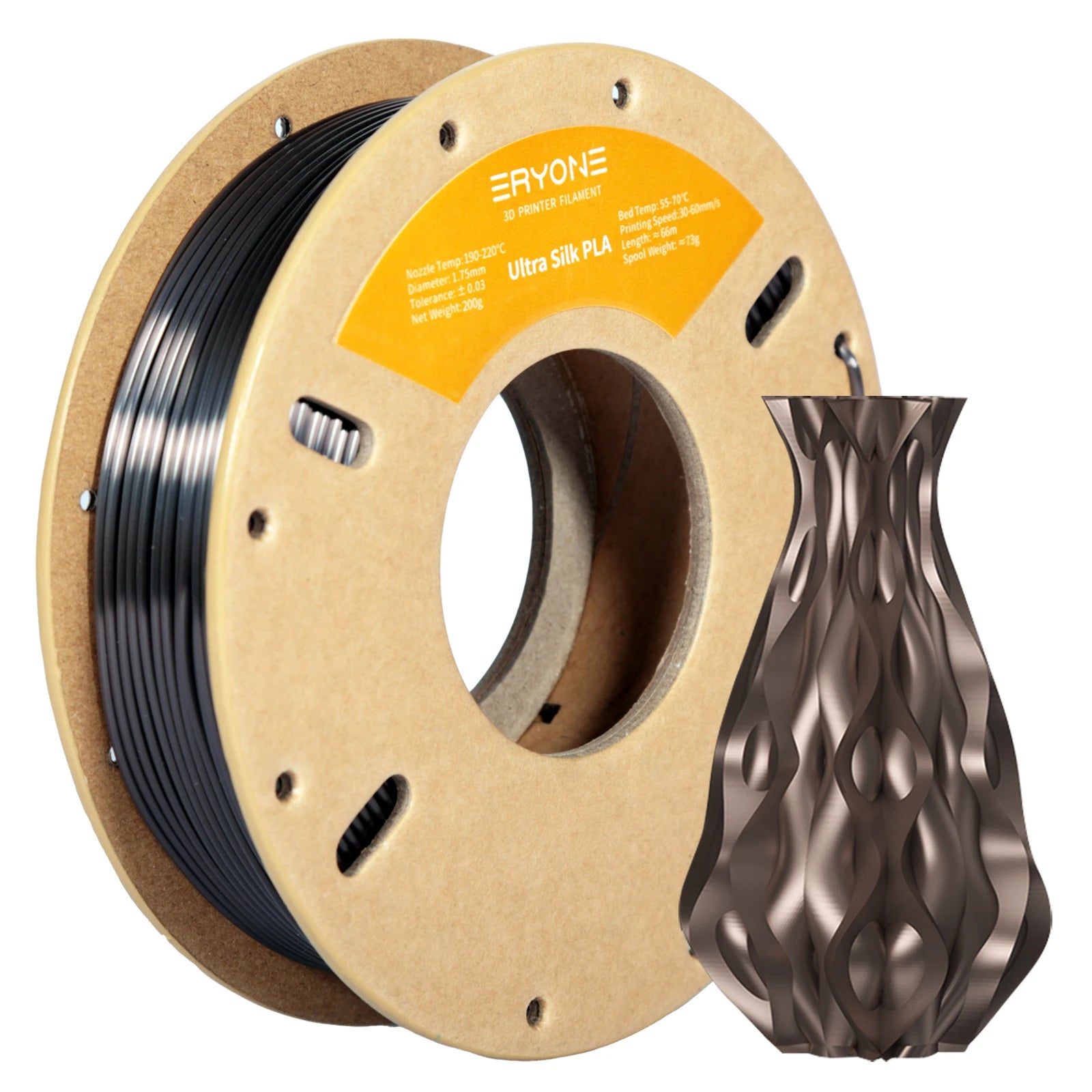 Ultra SILK PLA Filament 1.75mm - 200G for 3D Printer & Pen