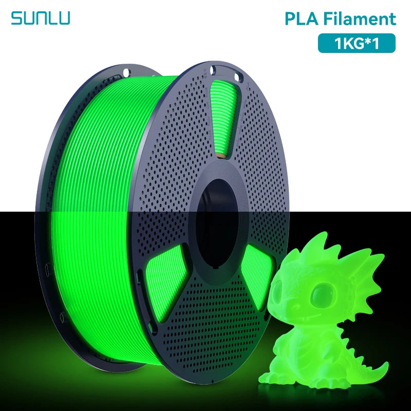3D Filament PETG: Glow in The Dark - 1.75mm - 1KG for 3D Printing