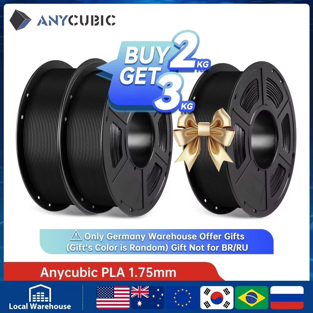 3D Printer Filament 1.75mm 1KG 9 Colors