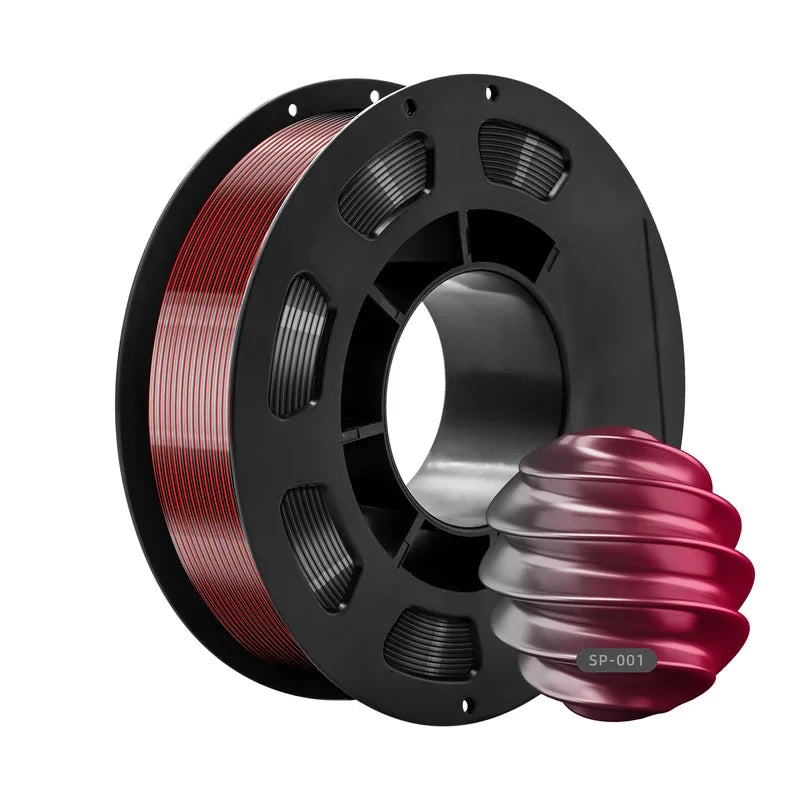 Dual-Color PLA Silk 3D Printer Filament 1.75mm Eco-Friendly 200g