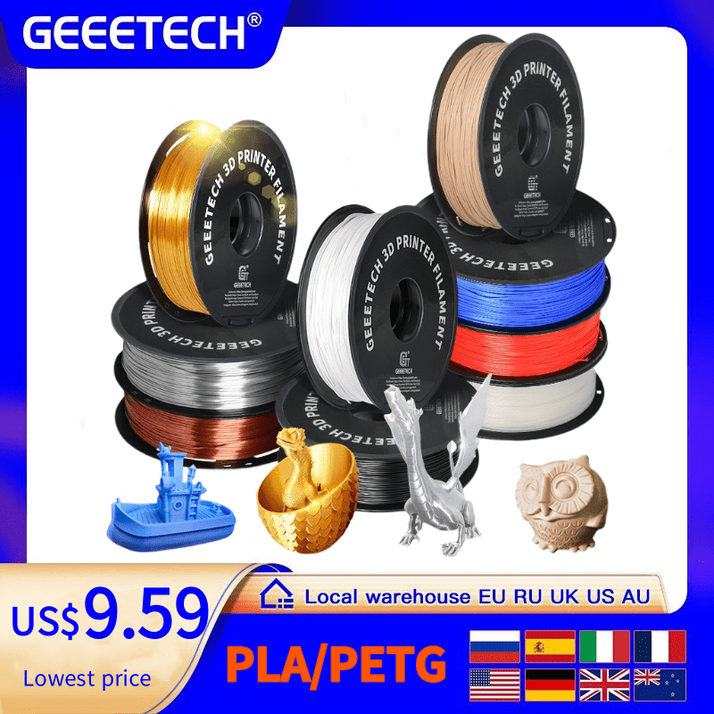 3D Printer Filament: PLA PETG 3D Printer Filament 1.75mm 1kg - Tangle-Free & Durable