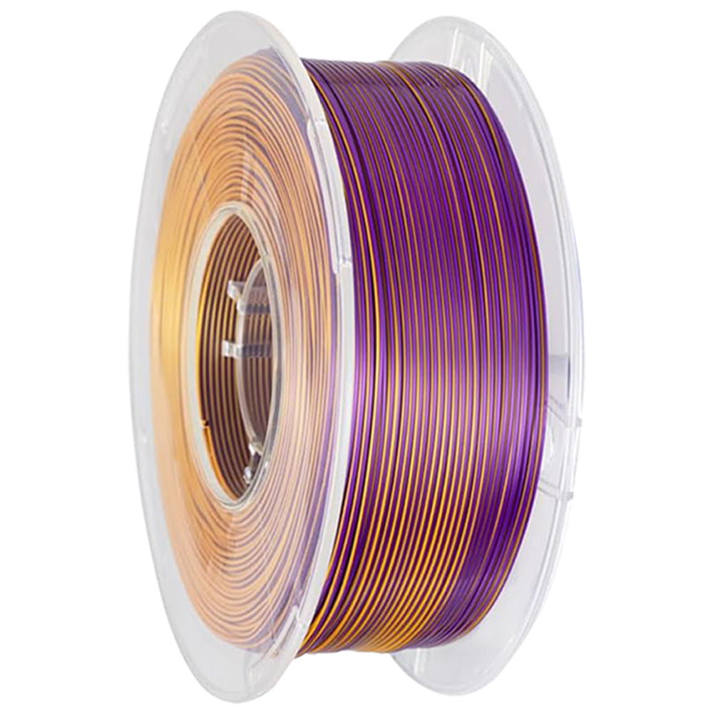 3D Printer PLA Filament - Dual Silk Gold & Purple