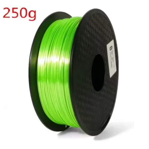 EasyThreed 3D Printer PLA Silk Filament 1.75mm Silky Filament PLA 1KG High Quality 3D PLA Black Silver No Bubble Vacuum