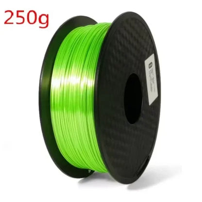 EasyThreed 3D Printer PLA Silk Filament 1.75mm Silky Filament PLA 1KG High Quality 3D PLA Black Silver No Bubble Vacuum