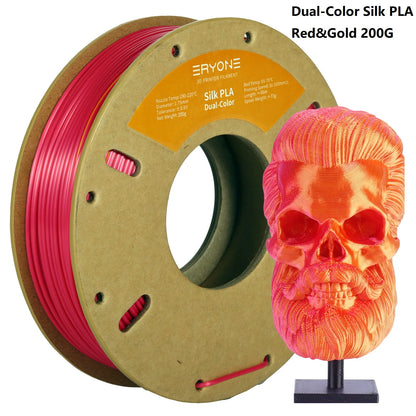 Silk PLA Filament 1.75mm Dual/Tri Colors for 3D Printer