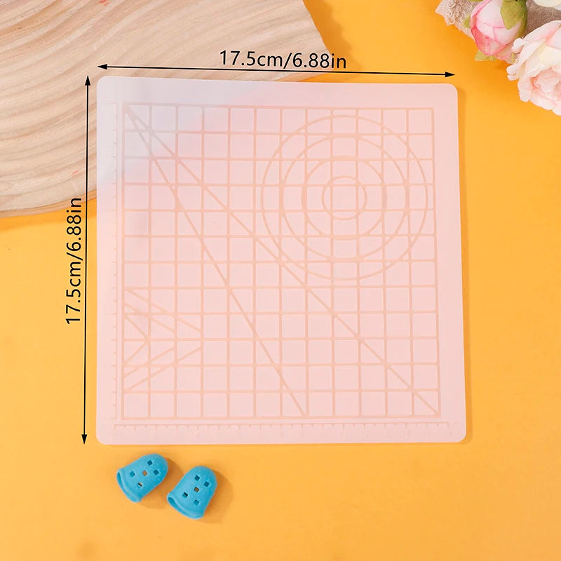 New 1PCS 3D Printing Pen Silicone Mat DIY Creative Drawing Template Pad With Heat-proof Finger Sleeve Art Tools Christmas Gift