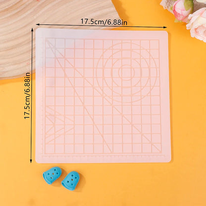 New 1PCS 3D Printing Pen Silicone Mat DIY Creative Drawing Template Pad With Heat-proof Finger Sleeve Art Tools Christmas Gift