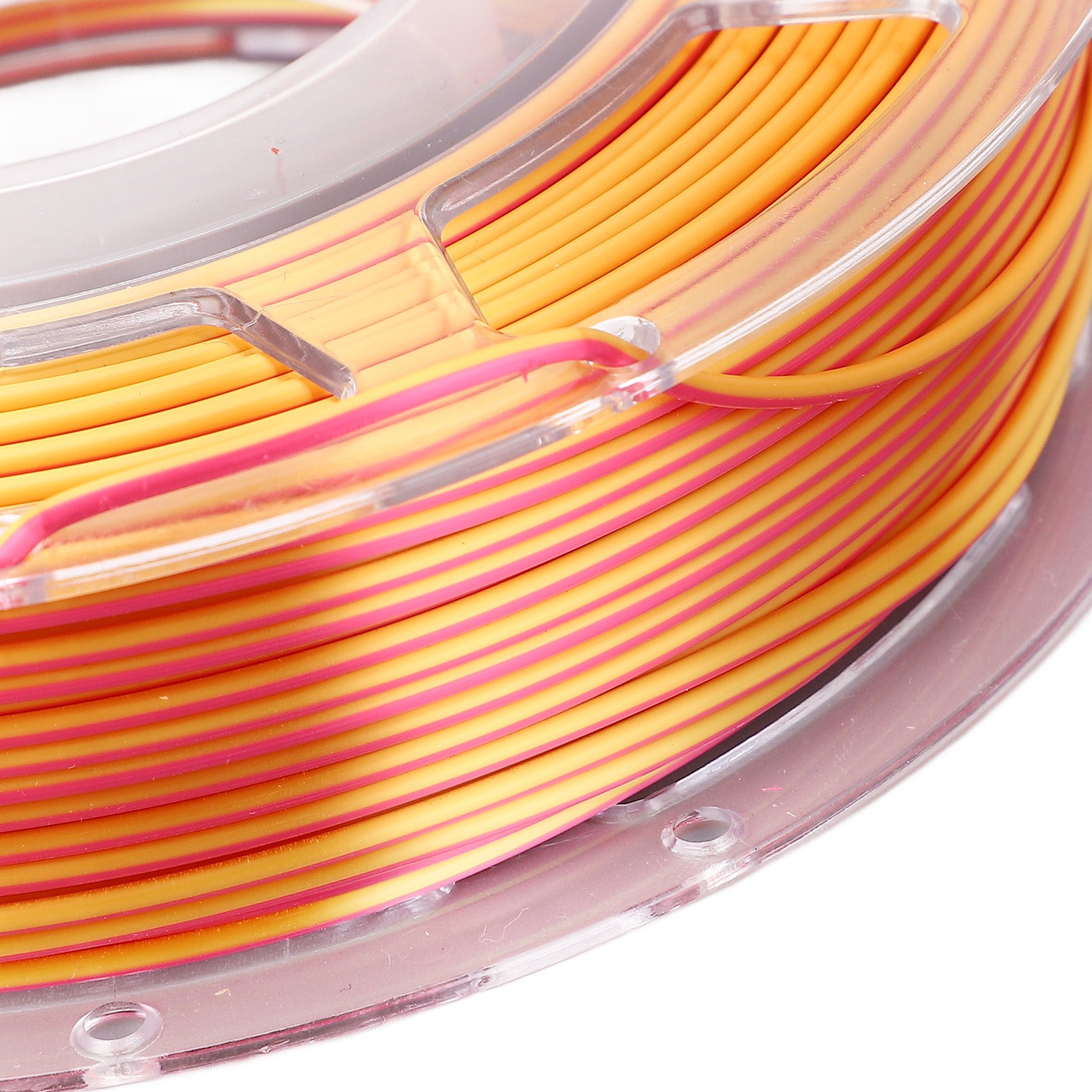 PLA Filament Bundle: Gold Red Dual Color 1.75mm 200g Sale
