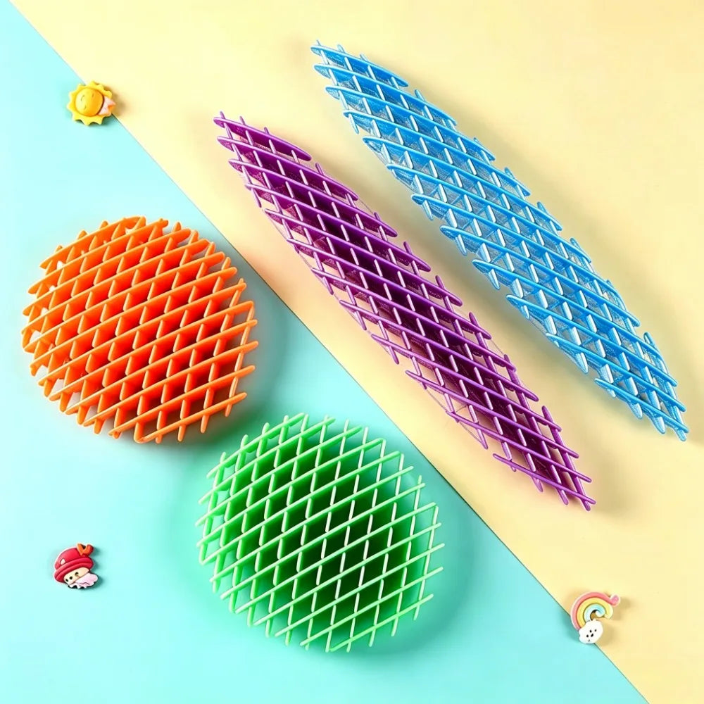 3D Printing Elastic Stretchable Elastic Net Radish Net Cool Deformation Toy Decompression Small Toy Ornament Pendant