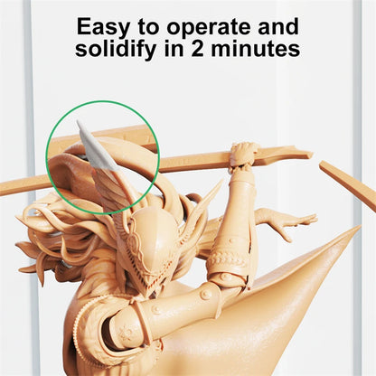 UV Light Curing Repair Clay Cure Putty Fill Repair Failed 3D Printed Model Modification Accessories for Bambu Lab 3D Printer
