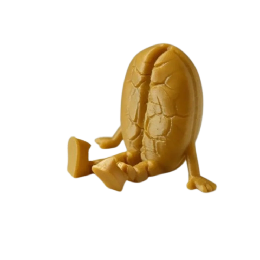 3D Printing Coffee Bean Ornaments Mocha pot Funny Coffee cup Ornament Multi Functional Sculpture Home Decorations Office