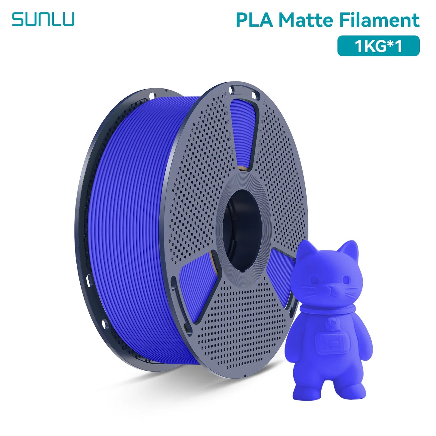 PLA Matte Filament 1.75mm 1kg - Smooth Finish for FDM Printers