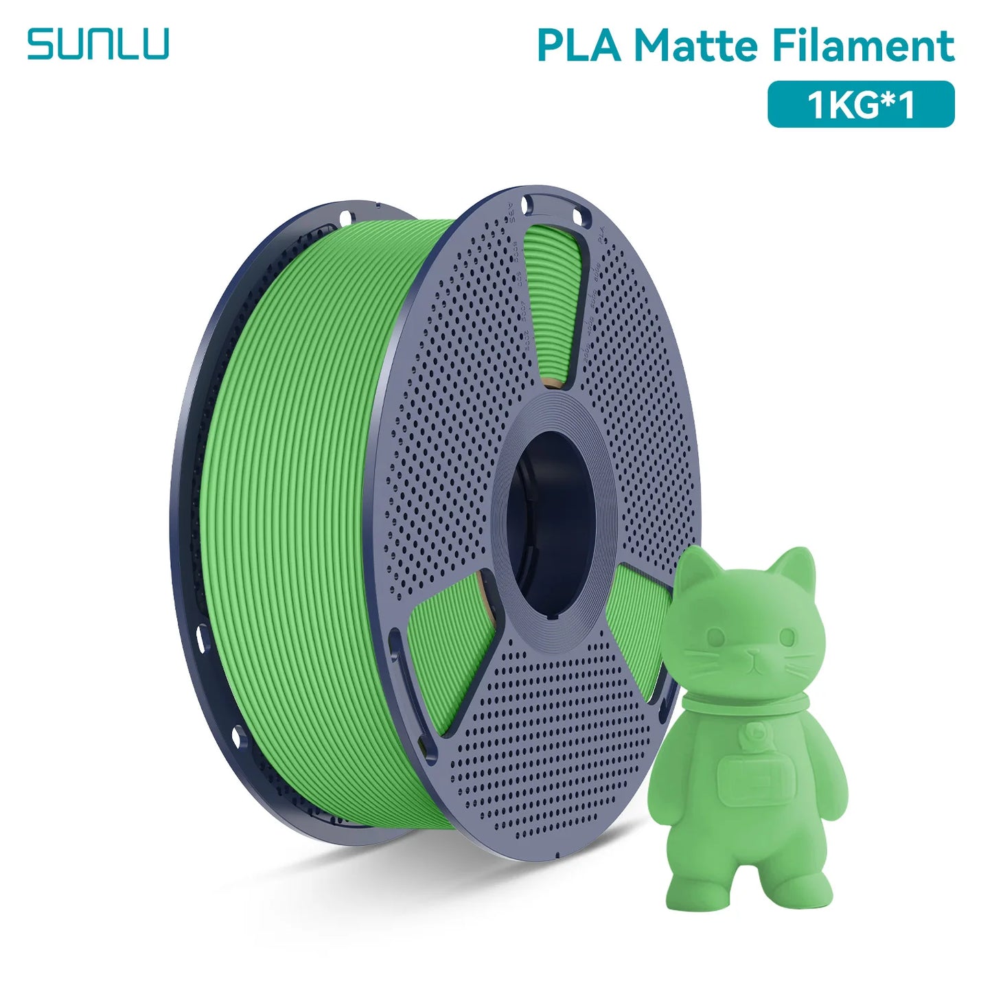 PLA Matte Filament 1.75mm 1kg - Smooth Finish for FDM Printers