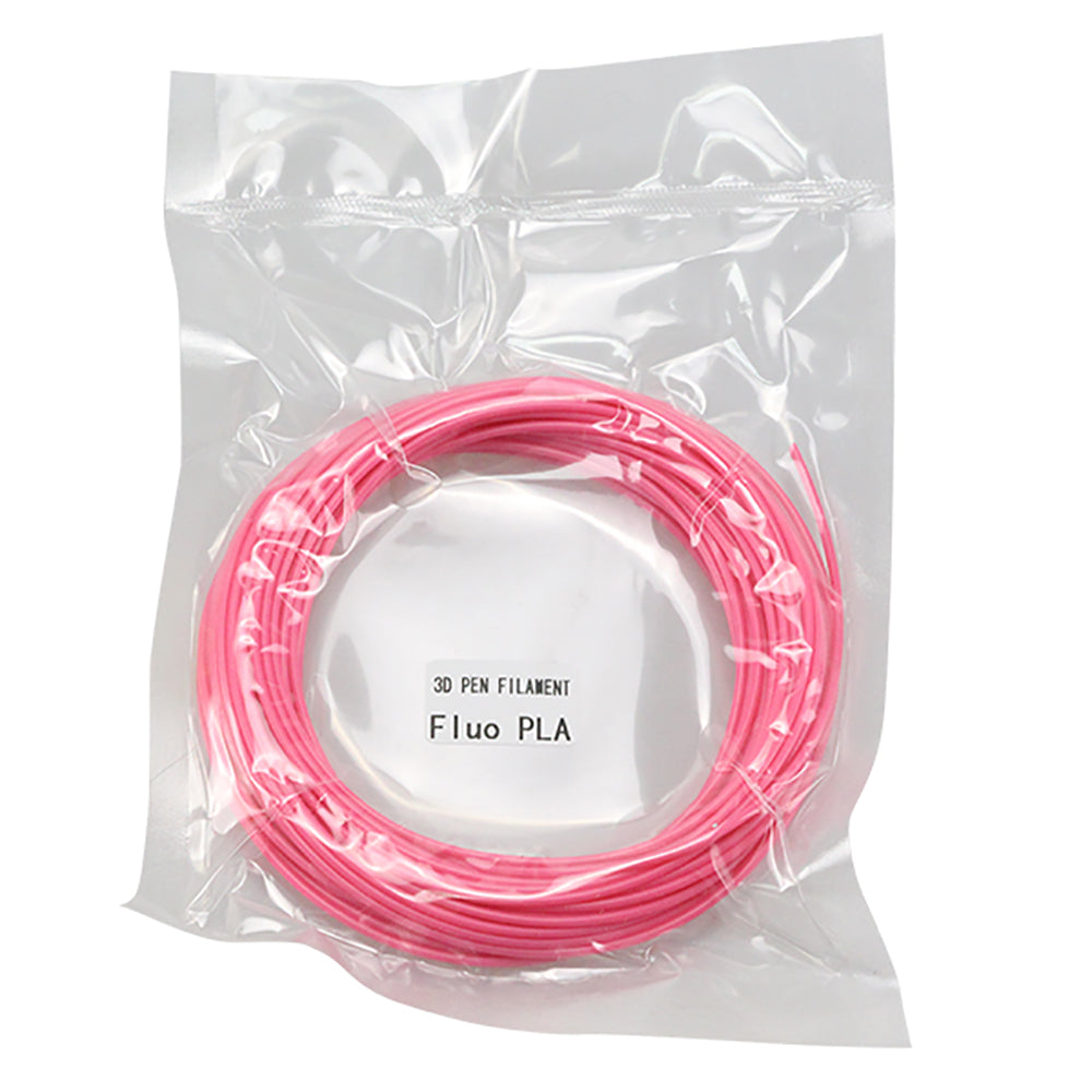 PLA Filament: PLA 1.75mm Filament 10m - 3D Printer Pen, Black & Rainbow