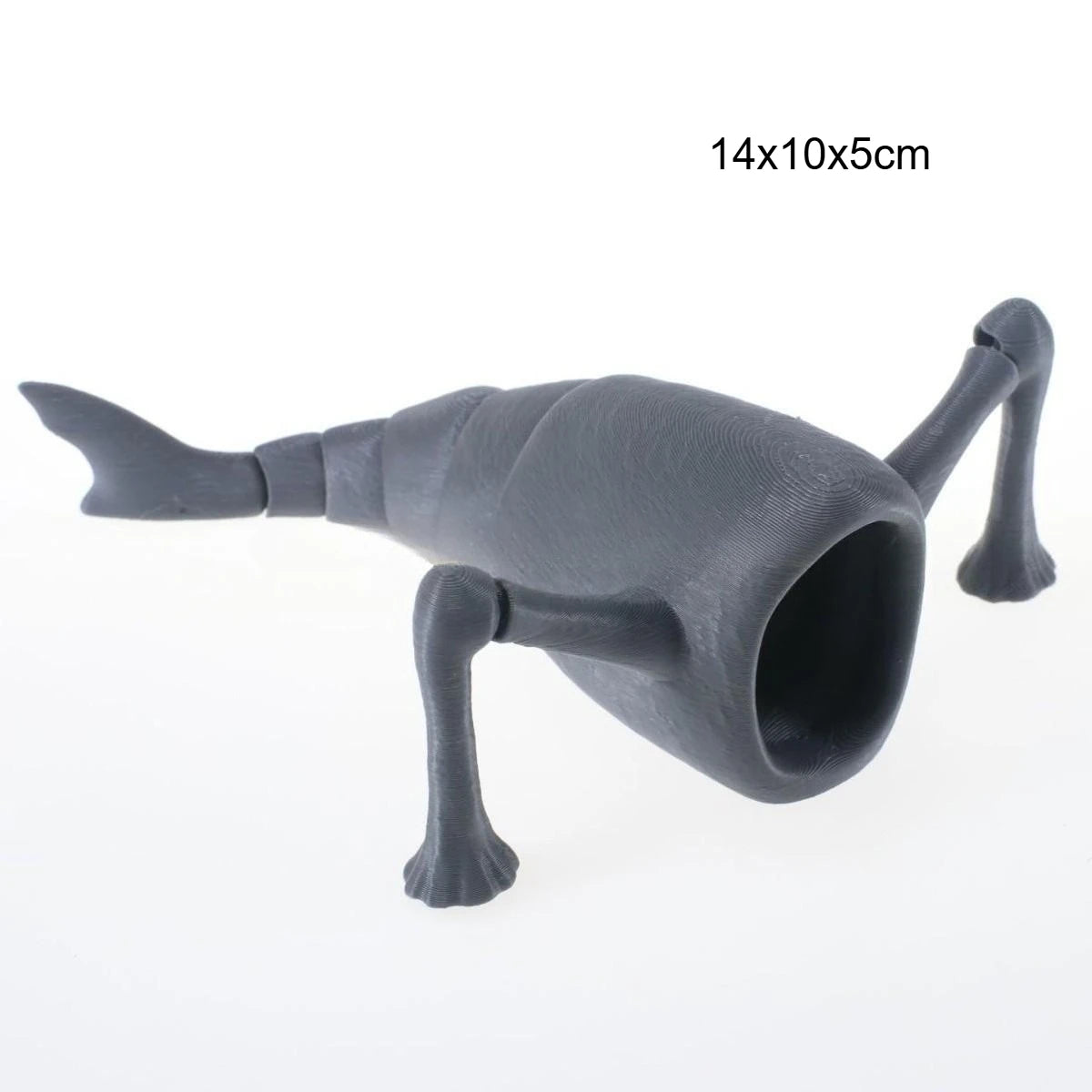 1pc 3D Printing Sea Eater Bloop Gran Maja Action Figure Model Toy Doll Christmas Gift Joint-movable Deep Sea Monster Figurines