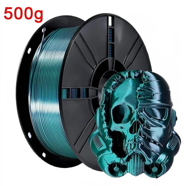 3D Printer Filament: Dual Color Silk PLA Filament 1.75mm - 3D Printer Material