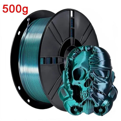 3D Printer Filament: Dual Color Silk PLA Filament 1.75mm - 3D Printer Material