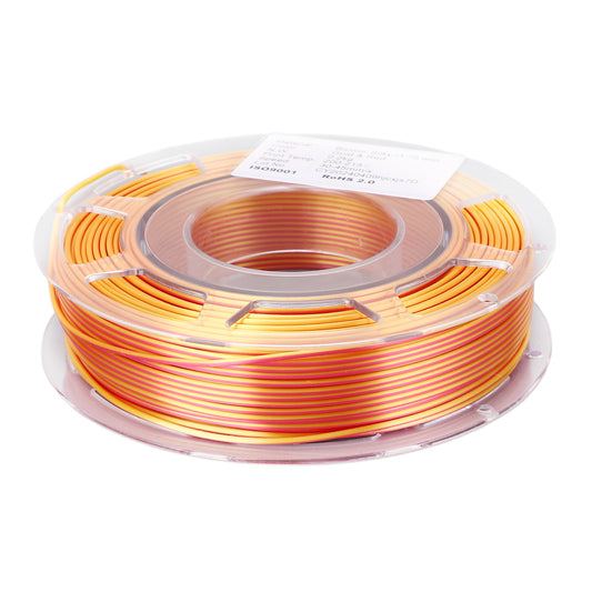 PLA Filament Bundle: Gold Red Dual Color 1.75mm 200g Sale