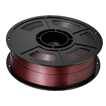 250g PLA Silk Black Red 3D Printer Filament 1.75mm Silk Black Red 3D Printer Material Filament Wire Vacuum Packaging