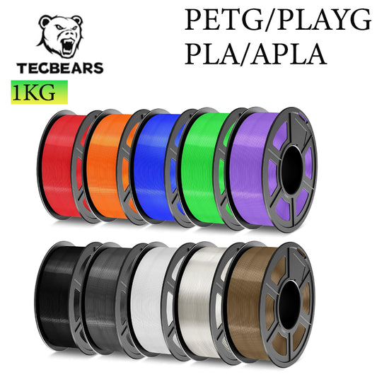 3D Filament PETG: TECBEARS 1KG, Strong & Precise