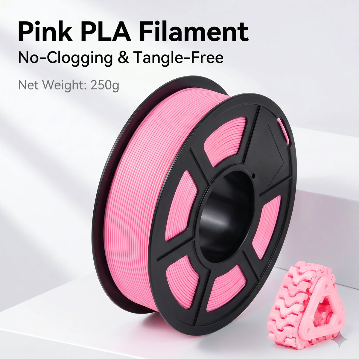 1.75mm High Speed PLA 3D Printer Filament Bundle ±0.02mm Dimensional Accuracy Reusable 250g Spools Total 1KG