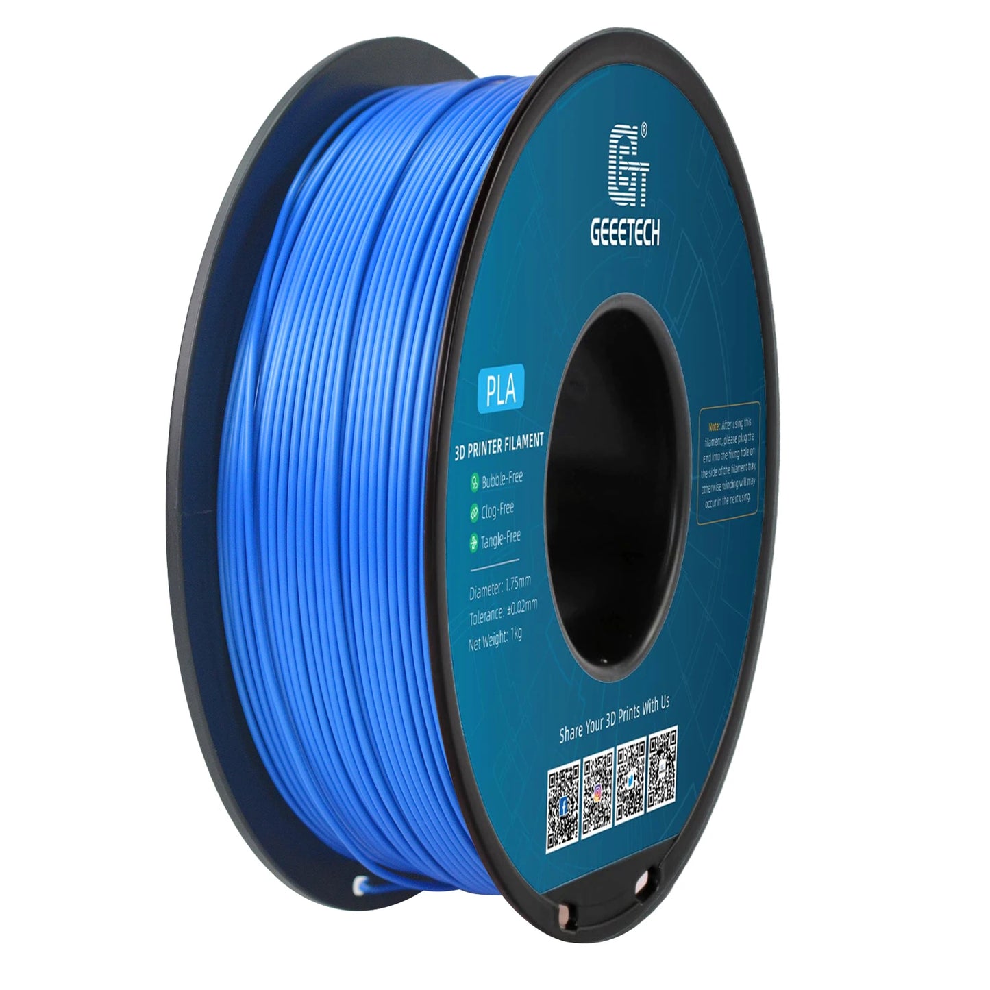 3D Printer Filament: PLA PETG 3D Printer Filament 1.75mm 1kg - Tangle-Free & Durable