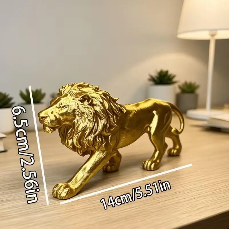 【CPI】3D Printed Lion Figurine For Home, Office, Bookshelf Creative Desktop Decoration