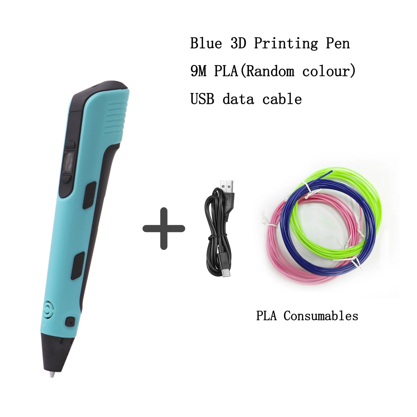 3D Printing Pen with 9m PLA Filaments - Perfect Gift for Kids