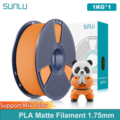 PLA Matte Filament 1.75mm 1kg - Smooth Finish for FDM Printers