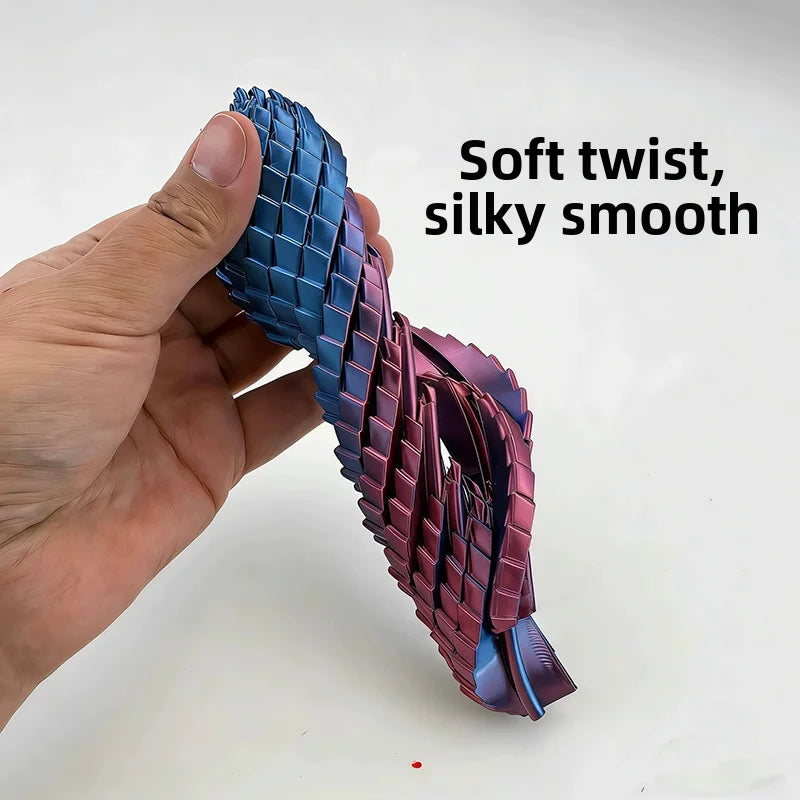 3D Printing Dragon Egg Stress Relief Model, Deformable Twist Egg,Creative Stress-Relief Gadget Desk Ornament Rotation Model Toy