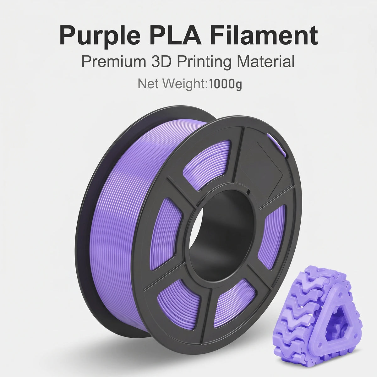 1.75mm High Speed PLA 3D Printer Filament Bundle ±0.02mm Dimensional Accuracy Reusable 250g Spools Total 1KG