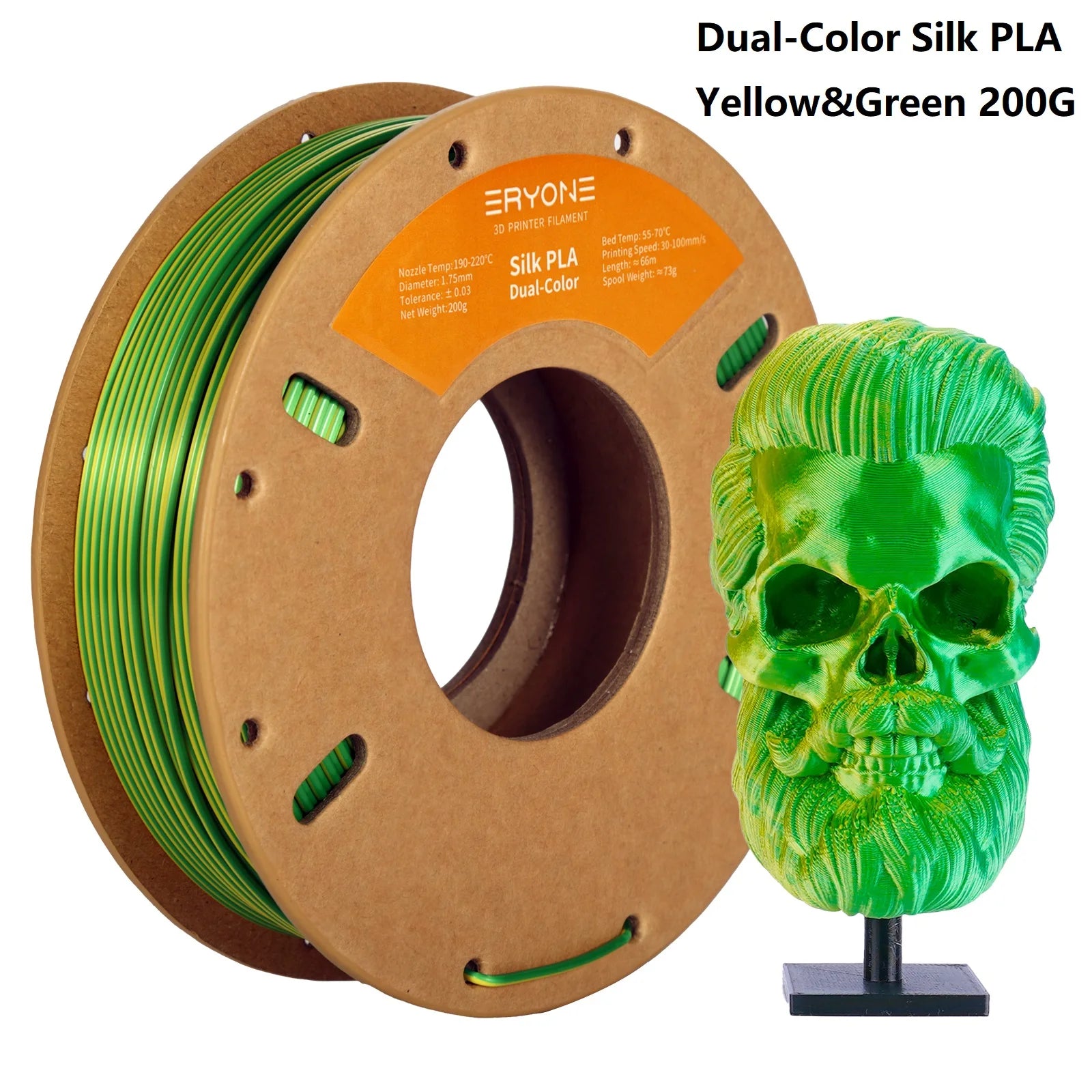 High Quality Silk PLA Filament: Dual/Tri Colors 1.75mm