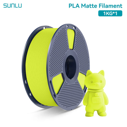PLA Matte Filament 1.75mm 1kg - Smooth Finish for FDM Printers
