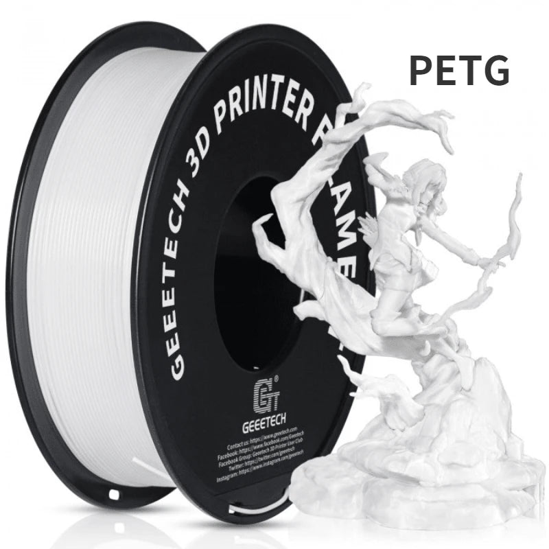 GEEETECH PETG PLA Filament 1kg 1.75mm White Black Colorful