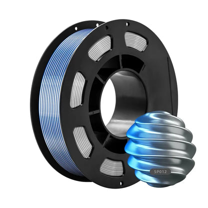 Dual-Color PLA Silk 3D Printer Filament 1.75mm Eco-Friendly 200g