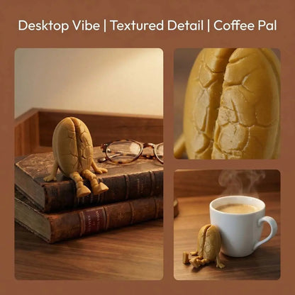 3D Printing Coffee Bean Ornaments Mocha pot Funny Coffee cup Ornament Multi Functional Sculpture Home Decorations Office