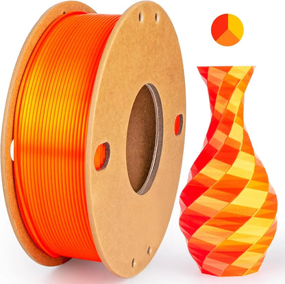 Multicolor 3D Printer Filament - Dual/Tri Color PLA 1.75mm